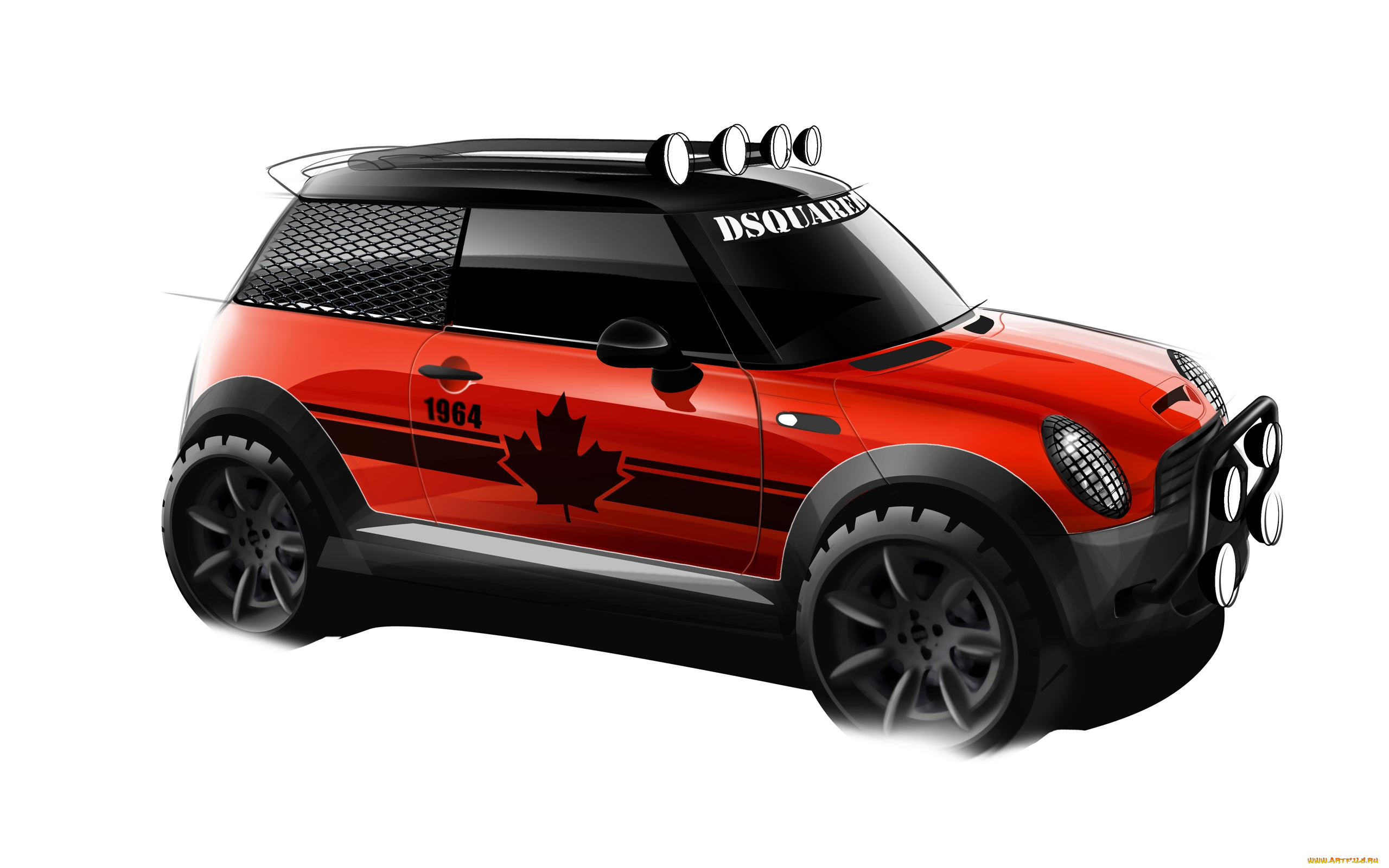 mini, red, mudder, , , , , 